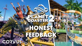 My HONEST THOUGHTS amp FEEDBACK on Planet Coaster 2 after my gameplay session [upl. by Cherie418]