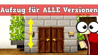 Minecraft Aufzug für Pocket Edition  Konsole und PC  Minecraft Aufzug bauen deutsch [upl. by Funk705]