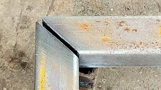 how to weld a gap in thin iron is this correct [upl. by Ahsinotna]