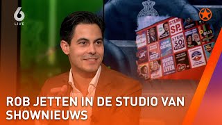 ROB JETTEN over ZIJN VRIEND de HOCKEYHUNK en de politiek  SHOWNIEUWS [upl. by Normy]