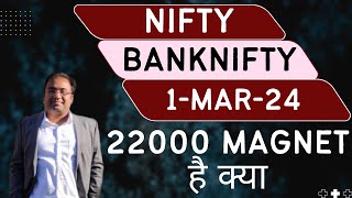 Nifty Prediction and Bank Nifty Analysis for Friday  1 March 24  Bank Nifty Tomorrow [upl. by Frederique]