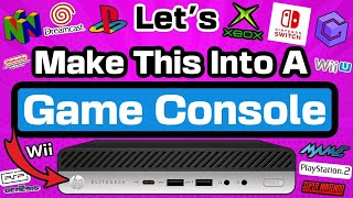 Lets Make This MINI PC Into A KILLER Game Console [upl. by Charmane]