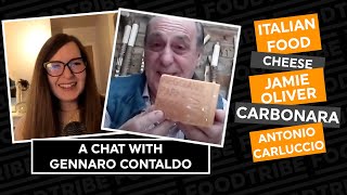 Gennaro Contaldo talks all things Italian food Jamie Oliver and the late great Antonio Carluccio [upl. by Fine]