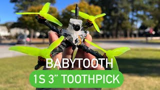 1S 3” Toothpick  Smooth amp Quiet dronefpvdronefreestyle fpvdrone fpv betafpv shortsfeed [upl. by Garvin]