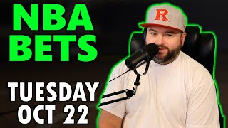 Tuesday NBA Bets  Kyle Kirms Picks October 22 [upl. by Elorak765]