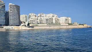 Ferry from Sliema to Valletta Malta October 2024 [upl. by Naitsyrk]