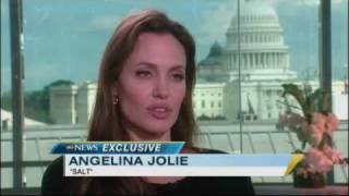 Angelina Jolie on Salt Family and Being Tough [upl. by Suirtemed]