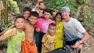 Exploring the local villages in Nong Khiaw Laos [upl. by Oniskey]