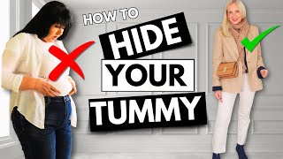 How to Hide a Tummy Instantly Over 50  Style Advice Dos and Donts [upl. by Delaney879]