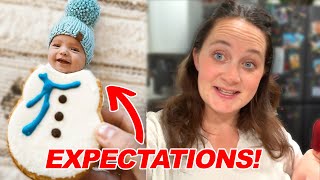 CHRISTMAS COOKIE BABY PHOTO TRICK Expectations VS Reality 😆 [upl. by Sullivan]