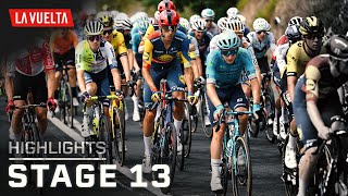 Vuelta a España 2024 Stage 13  EXTENDED HIGHLIGHTS  8302024  Cycling on NBC Sports [upl. by Jamnis]