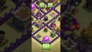 TH7 Top Anti Everything Anti 3 Stars Unbeatable War Base Design shorts [upl. by Jaquelyn44]