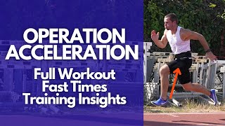 Quality Acceleration Workout With PR Level Times [upl. by Melva]