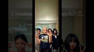 Blackpink singing apt AI cover apt blackpinkmembers lisa jisoo jennie rosé [upl. by Norha]