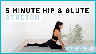 INTERMEDIATE STRETCHING  Hips amp Glutes [upl. by Putnem]