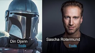 Die DEUTSCHEN STIMMEN aus The Mandalorian  Tredlo [upl. by Nwonknu492]