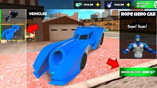 Rope Hero Convert Batman Car into Rope Hero Car  Rope Hero Vice Town  Gta V  Gamer Blasty [upl. by Anar]