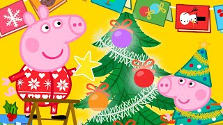 Peppa Pig Français 🎄 Peppa décore larbre de Noël 🎄 Dessin Animé [upl. by Phineas]