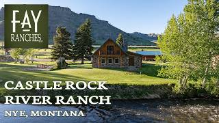 SOLD  Montana River Property For Sale  Castle Rock River Ranch  Nye MT [upl. by Nesrac]