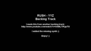 RUSH  YYZ  Backing Track [upl. by Netfa974]