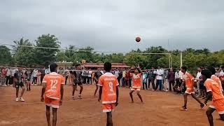 Punyakoti 💥 VS Salethoor ⚡ Manchi Valaya Match  Mangalore Volleyball Players [upl. by Akcirred]