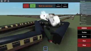 Train Crashes in ROBLOX Part 1 [upl. by Innis]