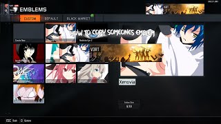 HOW TO STEAL EMBLEMS ON BLACK OPS 3 2022 USING MXT MENU [upl. by Sucrad]