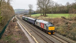 The Old Class 37 Brings The New Class 93 [upl. by Nuajed]