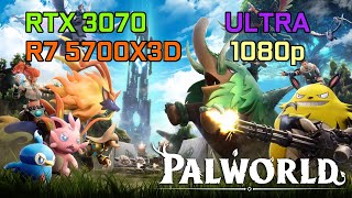 PALWORLD RODANDO NO RYZEN 7 5700X3D  RTX 3070  ULTRA  1080p [upl. by Murdocca]