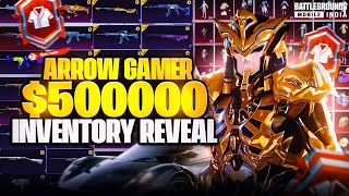 finally ArrowGamer BGMI inventory reveal [upl. by Ameehs]