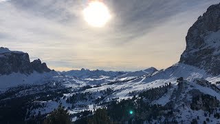 Sellaronda grün auf Skiern 4K 60fps [upl. by Toh]