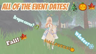 All of the event dates released  Wild horse Islands [upl. by Cantone]