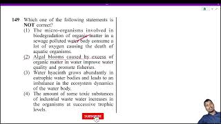 the microorganism involved in biodegradation of organic matter in a polluted water body consume [upl. by Robinson364]