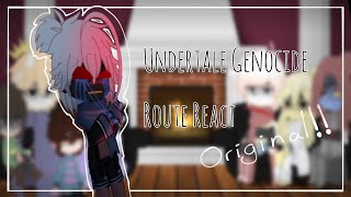 Undertale Genocide Route React To Sans  Undertale  Aftertale  11 no part 2  Original [upl. by Debbra]