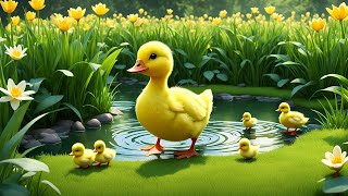 Five Little Ducks  Nursery Rhymes for Kids  Fun Counting Song [upl. by Anovad]