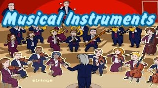 Musical Instruments of the Orchestra Learn Sounds Interesting amp Educational Videos for Kids [upl. by Yleoj]