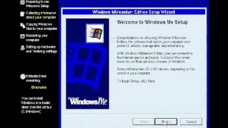 Windows ME INSTALL AND ISO [upl. by Anitaf53]