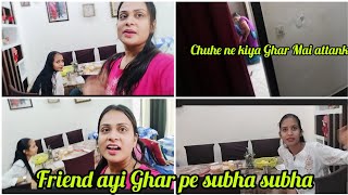 chuhe ne kiya preshan adhi raat ko🥹subha kyu a gyi friend vlog dosti viralvideo vlogvideo [upl. by Krystalle]