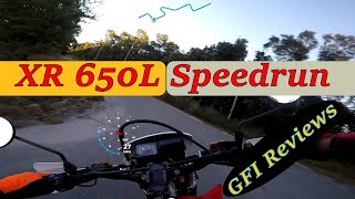 XR650L Speedrunas FAST as I can ride it [upl. by Mayor]