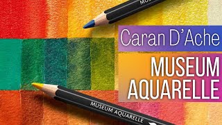 Caran D’Ache Museum Aquarelle Colored Pencils  Review [upl. by Ahtenak478]