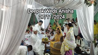 Deepak amp Anisha Wedding 27112024Luhongba gi Bor party video [upl. by Nanda433]