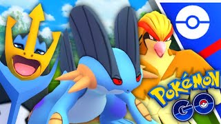 Shadow Swampert Team in Open Great League Pokemon GO  Pidgeot still OP [upl. by Marvel]