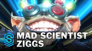 Mad Scientist Ziggs Wild Rift Skin Spotlight [upl. by Hau]