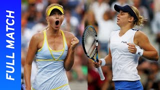 18yearold Maria Sharapova vs 22yearold Kim Clijsters  US Open 2005 Semifinal [upl. by Haveman]