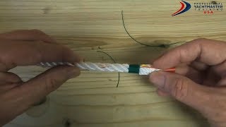 Sailmakers Whipping Tutorial   Professional Yacht Training USA [upl. by Ardena]