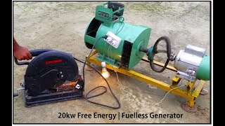 How to SetUp 20KW Free Energy  Fuelless Generator New [upl. by Nikolas]