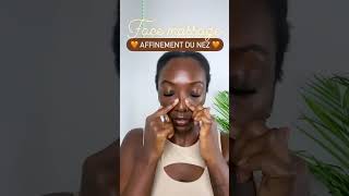 Après ça votre nez paraîtra plus fin 💆🏾‍♀️✨💕 short facemassage faceyoga skincareroutine diy [upl. by Willing]