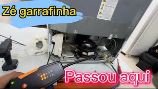 Geladeira Panasonic liga o motor mais não gela [upl. by Llieno]