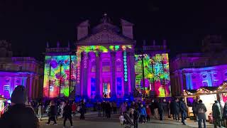 Christmas at Blenheim Palace 2024  Illuminated palace [upl. by Herman]