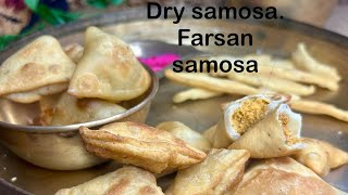 Diwali special crunchy dry samosa recipe easy homemade dry samosa recipe easy to make snack [upl. by Wailoo606]